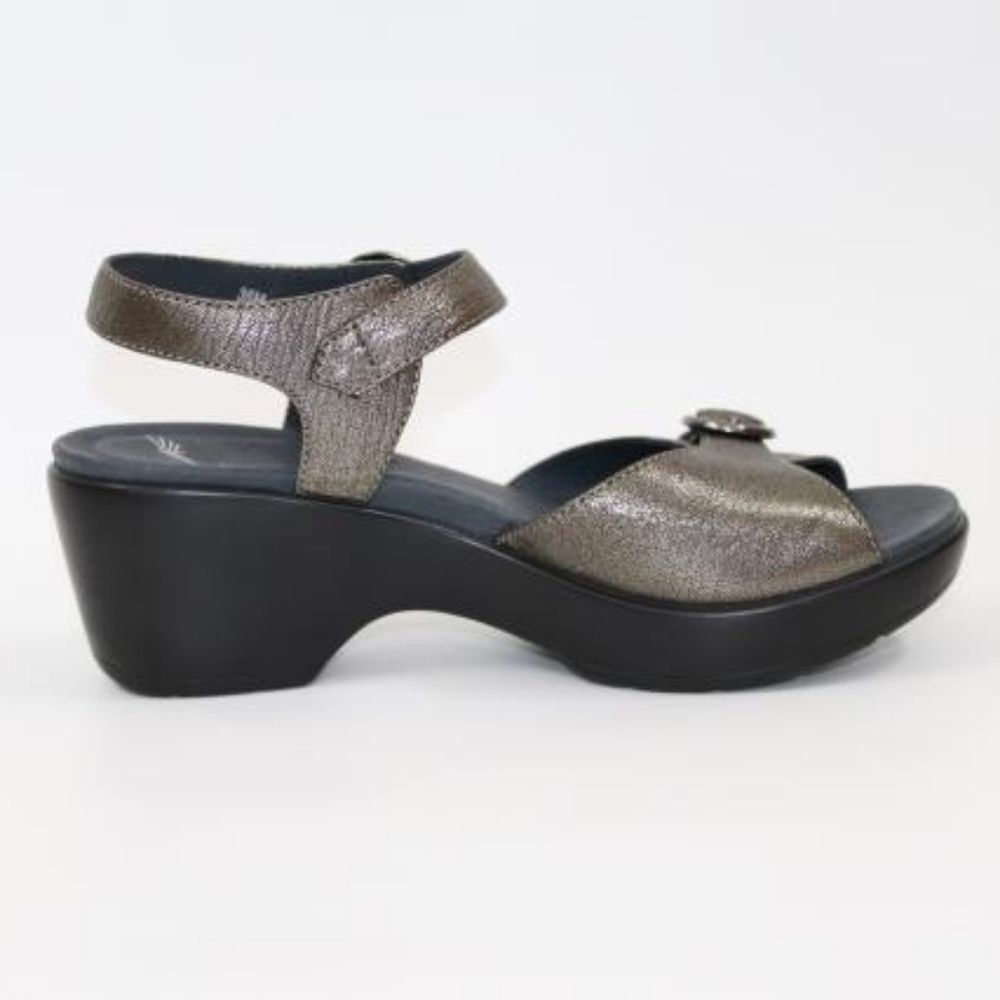 New Dansko June Sandals Pewter 38 7.5 8 Summer - Picture 4 of 5